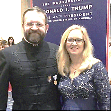 Image result for sebastian gorka at the trump inaugural